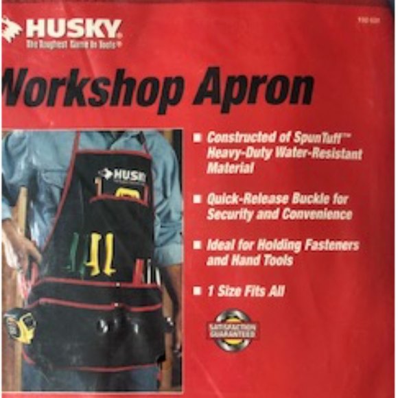 HUSKY WORKSHOP APRON ~ NEW IN PACKAGE~ - Picture 4 of 5